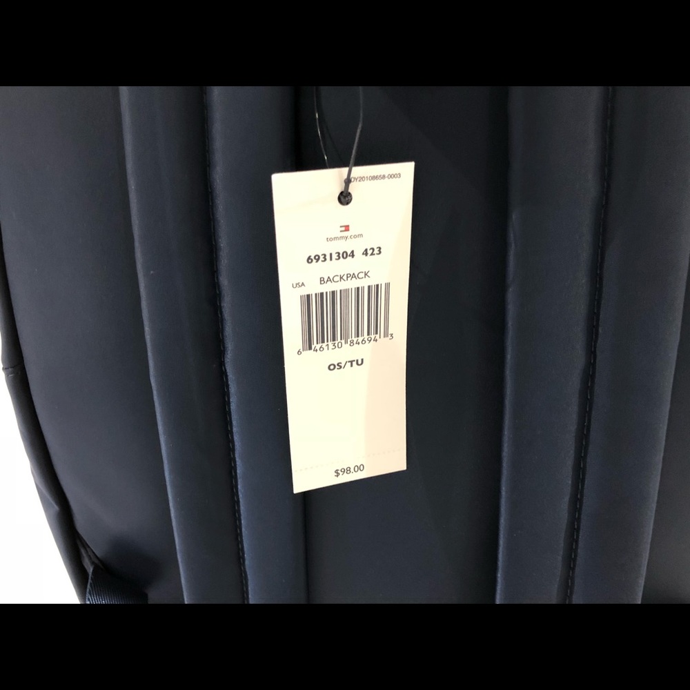 Tommy Hilfiger Backpack Navy NWT - Picture 5 of 6